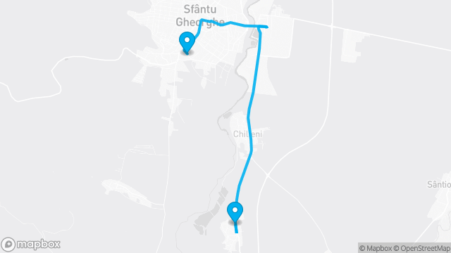 A 3-as busz útvonala a térképen: Str. Fabricii / Gyár utca